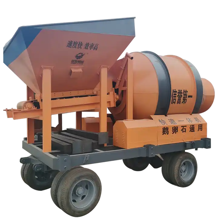 second-hand diesel type concrete mixer for construction use