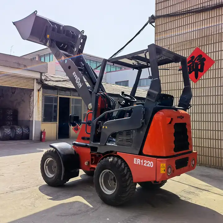 second-hand small household wood spare parts machinery wheel loader