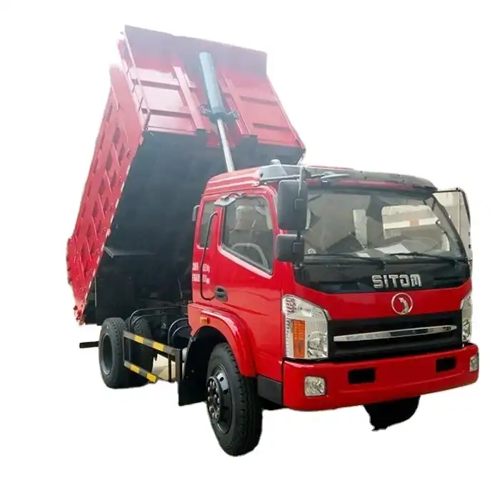 second-hand Dongfeng brand small 6 wheel 3 ton dump truck